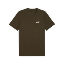 Koszulka z małym logo Puma N° 1 Essentials. Zielone t-shirty sportowe męskie Puma, l, bez ramiączek, do biegania. Za 75.00 zł.