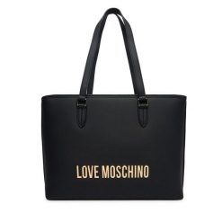 Torebka LOVE MOSCHINO. Czarne torebki klasyczne damskie Love Moschino, bez wzorów, bez dodatków. Za 1,049.00 zł.