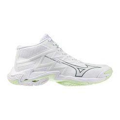 Damskie buty halowe Mizuno Wave Lightning Elite Mid. Białe buty sportowe na co dzień damskie Mizuno, bez wzorów, z materiału, na fitness i siłownię, mizuno wave. Za 786.60 zł.