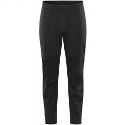 Spodnie treningowe męskie Craft Core Essence Nordic. Czarne spodnie dresowe męskie Craft, na zimę, bez wzorów, z dresówki. Za 449.50 zł.