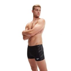 Kąpielówki męskie spodenki kąpielowe Speedo Hyperboom Panel. Czarne kąpielówki męskie Speedo, m, bez wzorów, do pływania. Za 149.99 zł.