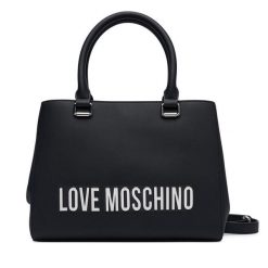 Torebka LOVE MOSCHINO. Czarne torebki klasyczne damskie Love Moschino, bez wzorów, bez dodatków. Za 1,029.00 zł.