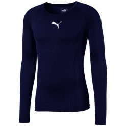 Koszulka męska Puma LIGA Baselayer LS. Fioletowe t-shirty sportowe męskie Puma, m, bez ramiączek, do piłki nożnej. Za 142.00 zł.