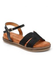 Sixth Sens Sandały w kolorze czarnym rozmiar: 36. Czarne sandały damskie Sixth Sens, bez wzorów, bez obcasa. Za 104.99 zł.