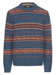 Camel Active Sweter w kolorze niebiesko-czerwonym rozmiar: XXL. Czerwone swetry męskie Camel Active, xxl, bez wzorów, bez kołnierzyka. Za 269.75 zł.