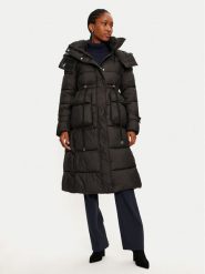 Rinascimento Płaszcz zimowy CFC0118339003 Czarny Loose Fit. Czarne kurtki damskie RINASCIMENTO, na zimę, m, bez wzorów, z syntetyku. Za 649.99 zł.