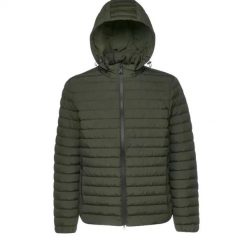 Kurtka GEOX M4625H Zielony. Zielone kurtki męskie Geox, m, bez wzorów, z puchu, bez kaptura. Za 645.99 zł.