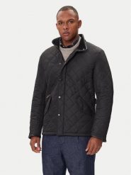 Barbour Kurtka przejściowa Powell MQU0281BK11 Czarny Slim Fit. Czarne kurtki męskie Barbour, m, bez wzorów, z syntetyku, bez kaptura. Za 1,019.00 zł.