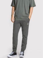 Jack & Jones Spodnie dresowe Gordon 12165322 Szary Regular Fit. Szare spodnie dresowe męskie Jack & Jones, bez wzorów, z bawełny. Za 119.99 zł.
