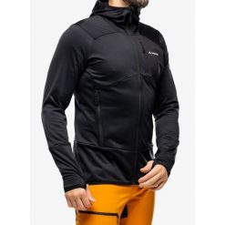 Bluza polarowa męska Vaude Monviso Fleece Jacket II. Czarne bluzy bez kaptura męskie Vaude, m, z polaru. Za 340.99 zł.