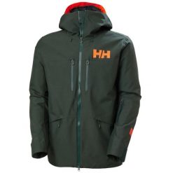 Kurtka narciarska Helly Hansen Garibaldi 2.0. Czarne kurtki męskie Helly Hansen, m, bez wzorów, z puchu, bez kaptura, narciarskie. Za 1,843.50 zł.