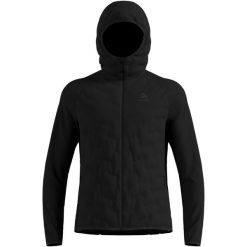 Kurtka hybrydowa męska ODLO Zeroweight Insulator Mid Layer Hoody Full Zip. Czarne kurtki męskie Odlo, m, bez wzorów, sportowe, bez kaptura. Za 1,106.99 zł.