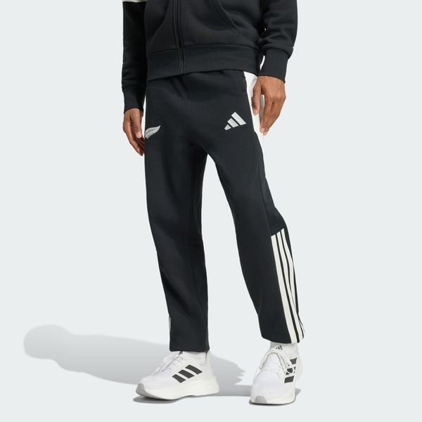 Spodnie All Blacks Leisurewear. Czarne spodnie sportowe męskie Adidas, z bawełny. Za 369.00 zł.