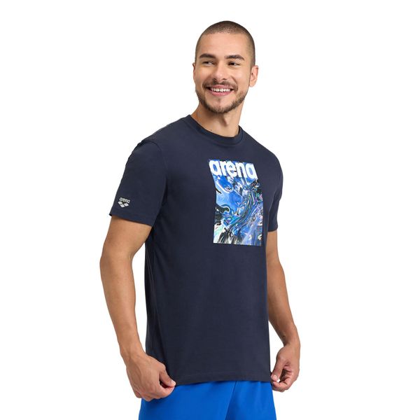 Koszulka sportowa Arena T-Shirt Solid Cotton. Białe t-shirty męskie Arena, m, bez wzorów, bez kołnierzyka. Za 129.99 zł.