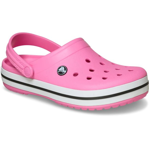 Crocs Damskie Buty Chodaki Klapki Crocband 11016 Clog. Czerwone klapki damskie Crocs, bez wzorów, z materiału, bez obcasa. Za 289.99 zł.