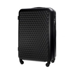 Mała walizka kabinowa 55x35x22cm ABS STL870 czarna - Czarny \ S. Czarne walizki Solier, bez wzorów, z gumy, małe. Za 119.00 zł.