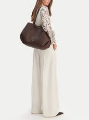 GINO ROSSI Torebka CEO-HADIJA-KY125 Brązowy. Brązowe torebki klasyczne damskie Gino Rossi, bez wzorów, z materiału, bez dodatków. Za 299.99 zł.