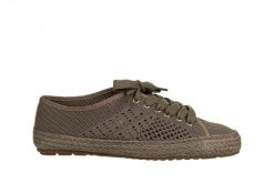 Espadryle Emu Agonis Mac Smoke 119194, Zielony, Materiał - 36. Zielone espadryle damskie EMU, bez wzorów, z bawełny, bez obcasa. W wyprzedaży za 224.10 zł.