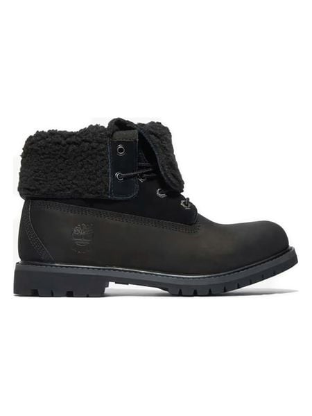Timberland Skórzane botki w kolorze czarnym rozmiar: 38,5. Czarne botki damskie Timberland, z materiału, bez obcasa, bez zapięcia. Za 587.99 zł.