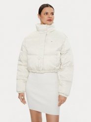 Tommy Jeans Kurtka zimowa Satin DW0DW18292 Beżowy Regular Fit. Brązowe kurtki damskie Tommy Jeans, na zimę, s, bez wzorów, z jeansu, bez kaptura. Za 949.99 zł.
