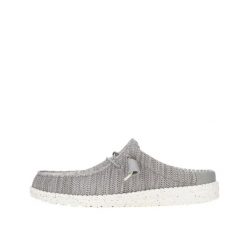 HeyDude Męskie Mokasyny Wally Slip Stretch Sox. Szare mokasyny męskie Hey dude, z materiału. Za 239.00 zł.