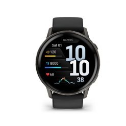 Second Life - Zegarek smartwatch Garmin Venu 4 Grey - Stan Doskonały. Czarne zegarki damskie GARMIN, metalowe. Za 2,159.10 zł.