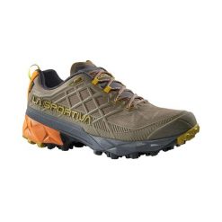 Buty trekkingowe La Sportiva Akyra II Gore-Tex. Zielone buty trekkingowe męskie La Sportiva, z gore-texu, bez zapięcia, trekkingowe, gore-tex. Za 762.40 zł.