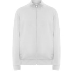 Kurtka Dresowa Unisex Dla Dorosłych Ulan. Białe kurtki damskie ROLY, m, bez wzorów, z dresówki, sportowe, bez kaptura. Za 104.99 zł.