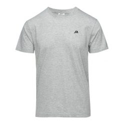 T-shirt Męski Mando. Szare t-shirty męskie MARTES ESSENTIALS, m, bez wzorów, z bawełny, bez kołnierzyka. Za 47.99 zł.