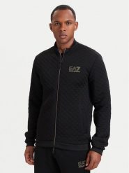 EA7 Emporio Armani Bluza 7M002246 AF26241 UC001 Czarny Regular Fit. Czarne bluzy bez kaptura męskie EA7 Emporio Armani, m, z syntetyku. Za 694.99 zł.