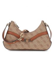 Guess Torebka w kolorze beżowo-jasnobrązowym - 28 x 16,5 x 6 cm rozmiar: onesize. Brązowe torebki klasyczne damskie Guess, z aplikacjami, z materiału, bez dodatków. Za 347.99 zł.