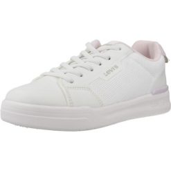 Buty LEVI'S DUTTON Biały. Białe buty fitness męskie Levi's, na fitness i siłownię. Za 174.99 zł.