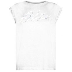 T-Shirt Deha Grafika Efekt Znikania Damskie. Białe t-shirty damskie Deha, m, bez wzorów, z bawełny, bez kołnierzyka. Za 292.99 zł.
