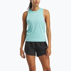 Koszulka Reebok Id Train Energy SLVLS Tech Tee. Zielone bluzki sportowe damskie REEBOK FITNESS, bez wzorów, bez ramiączek. Za 67.99 zł.
