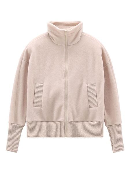 Jeanne Baret Kurtka polarowa "Wallis" w kolorze kremowym rozmiar: 38. Brązowe kurtki damskie Jeanne Baret, bez wzorów, z polaru, bez kaptura. Za 231.13 zł.