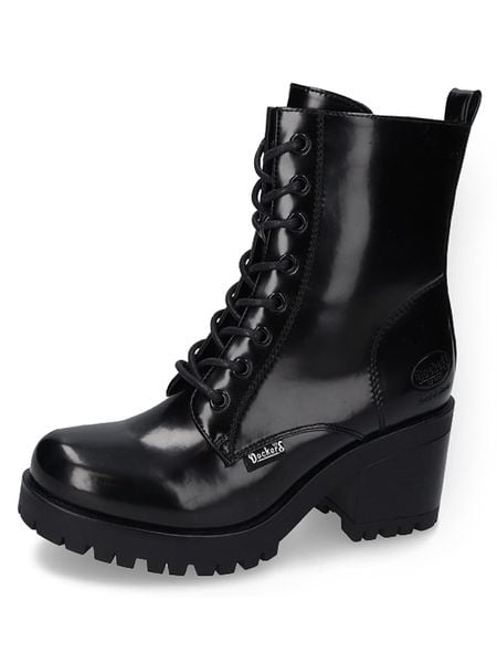 Dockers by Gerli Botki w kolorze czarnym rozmiar: 37. Czarne botki damskie Dockers by Gerli, bez obcasa, bez zapięcia. Za 109.95 zł.