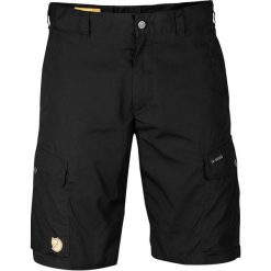 Spodenki turystyczne męskie Fjallraven Ruaha Shorts. Szare szorty męskie Fjällräven, z bawełny, bez kołnierzyka. Za 565.75 zł.