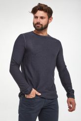 Sweter męski wełniany Larso JOOP! JEANS. Swetry męskie Joop! Jeans, l, bez wzorów, z jeansu, bez kołnierzyka. W wyprzedaży za 473.85 zł.