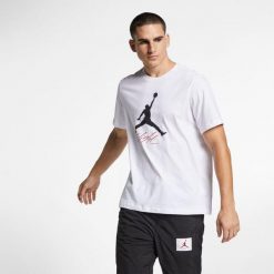 Koszulka sportowa Air Jordan 23 Chicago Jumpman Flight TEE. Czarne bluzki sportowe damskie Jordan, m, bez wzorów, bez ramiączek. Za 148.00 zł.