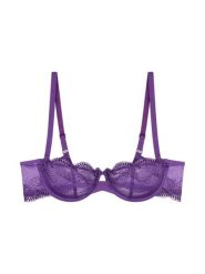 Triumph Biustonosz na fiszbinach - Comfort Glam Kobiety Sztuczne włókno lila, 90C. Biustonosze Triumph, bez wzorów, z koronki. Za 119.95 zł.