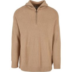 Oversizowy sweter z dzianiny Urban Classics. Brązowe swetry męskie Urban Classics, m, bez wzorów, z dzianiny, bez kołnierzyka. Za 275.00 zł.