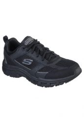 Buty sportowe Sneakersy męskie, Skechers Oak Canyon-Verketta. Czarne buty sportowe na co dzień męskie Skechers, na zimę, z materiału, bez zapięcia, trekkingowe. Za 259.99 zł.