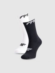 4F Skarpety casual za kostkę (2-pack) damskie - multikolor 39-42. Skarpetki damskie 4f, bez wzorów, z materiału. Za 49.99 zł.