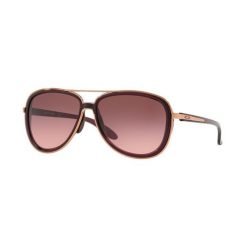 Okulary przeciwsłoneczne Oakley Split Time Crystal Raspberry. Czerwone okulary przeciwsłoneczne damskie Oakley. Za 1,098.00 zł.