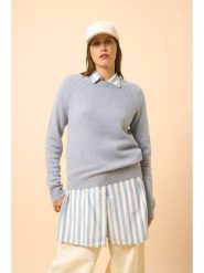 Just Cashmere Kaszmirowy sweter "Arequipa" w kolorze szarym rozmiar: L. Szare swetry klasyczne damskie Just Cashmere, l, z kaszmiru, bez kołnierzyka. Za 739.71 zł.