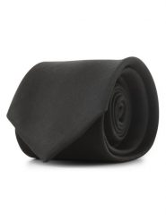 Mc Earl Krawat Mężczyźni czarny, ONE SIZE. Czarne krawaty i muchy męskie Mc Earl, bez wzorów, z mikrofibry, eleganckie. Za 99.95 zł.