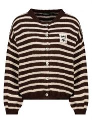 Sublevel Kardigan w kolorze brązowo-beżowym rozmiar: L/XL. Brązowe kardigany damskie Sublevel, l, bez wzorów. Za 169.67 zł.