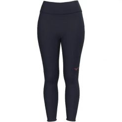 Damskie legginsy Mizuno Athletics. Niebieskie legginsy damskie Mizuno, s, bez wzorów, z materiału, do biegania. Za 132.00 zł.