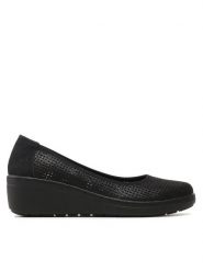 Go Soft Półbuty WS3392-1 Czarny. Czarne półbuty damskie GO SOFT, bez wzorów, ze skóry, bez obcasa, na koturnie. Za 109.99 zł.