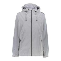 Kurtka przeciwdeszczowa damska z kapturem CMP. Szare kurtki damskie CMP, xs, z kapturem. Za 308.00 zł.